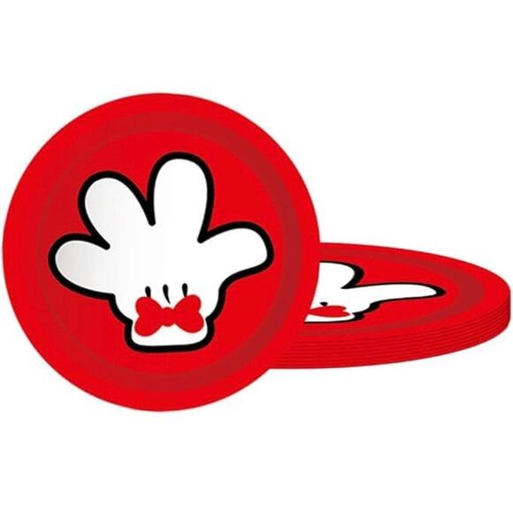 Mouse Party Supplies, 16 (9 inch) and 16 (7 inch) Plates, 40 Napkins, & 16 Cups - Picture 3 of 4